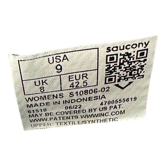 Saucony Ride 15 Runshield Water Resistant Running Shoes Sneakers Blue Women’s 9 - Picture 6 of 6